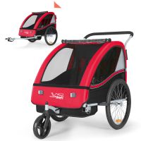 Tiggo VS 2 in 1 Kinderanhänger Rot