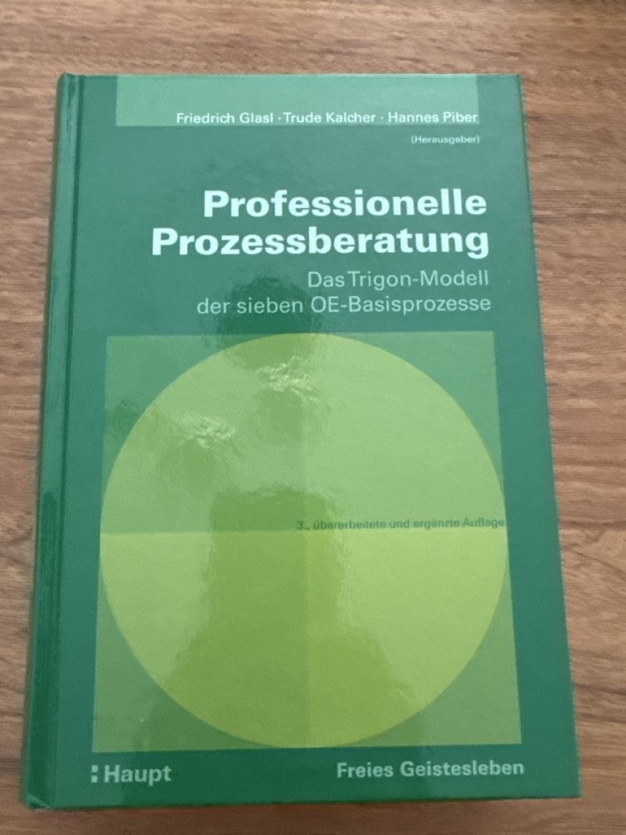 Libri: Buch: Prozessberatung: Trigon-Modell, Glasl – Nuovo (secondo la descrizione) da Wittinsburg venduto da redrose296