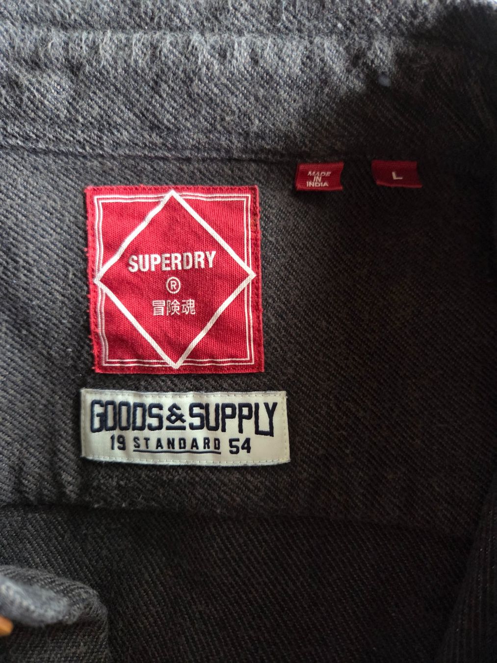 Camicie: Superdry Herren Hemd, Grösse L – Usato da Zürich venduto da Stephs13 3