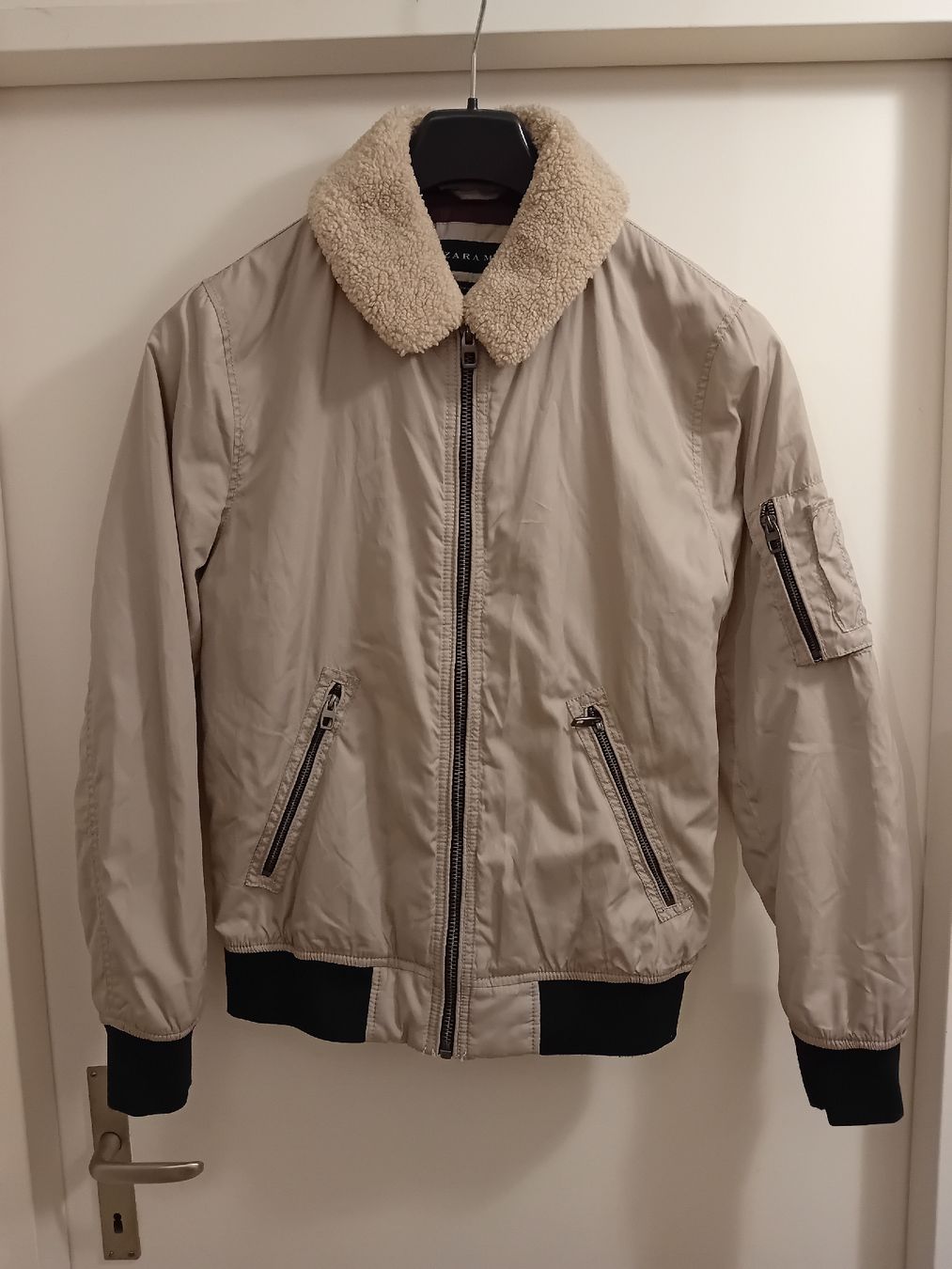 Zara Giacche: ZARA Herren Bomberjacke Sommer Teddyfutter Übergangsjacke M – Nuovo (secondo la descrizione) da Effretikon venduto da SEMOUNA