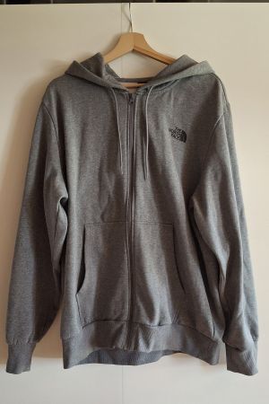 Hoodie zippé The North Face gris XL