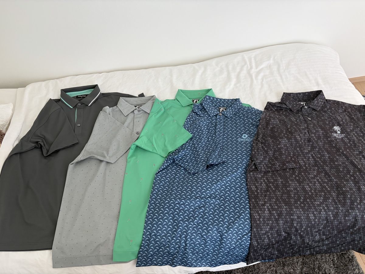 Lotti di vestiti: 5 Golf-Poloshirts Grösse XL – Usato da Meggen venduto da moni_96