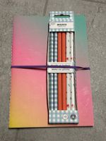 Set cahier et crayon avec gomme neuf