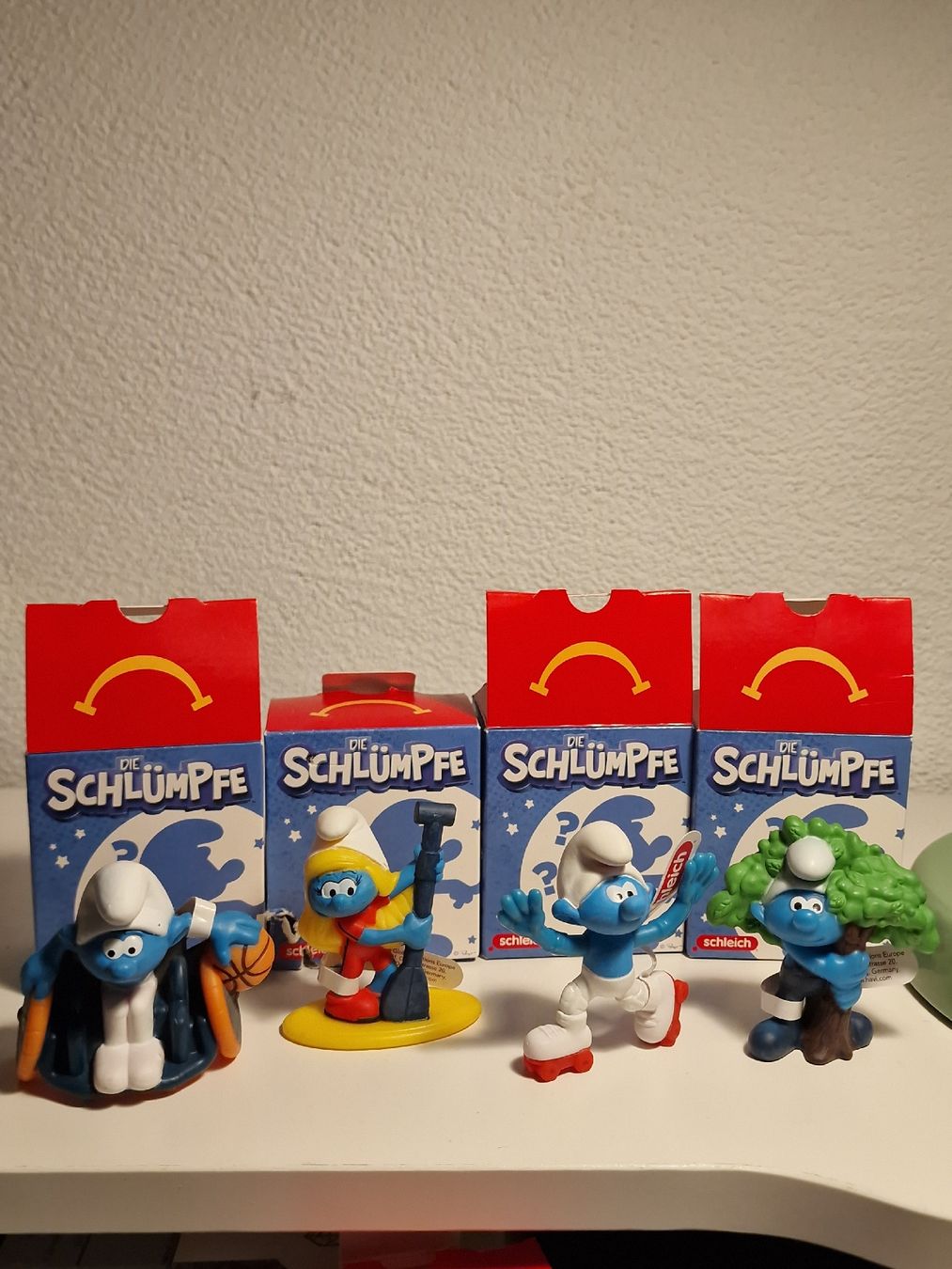 Schleich Statuette: 4 Schlümpfe Mc Donalds  – Nuovo e nell'imballaggio originale da Oberarth venduto da Zimtstern01