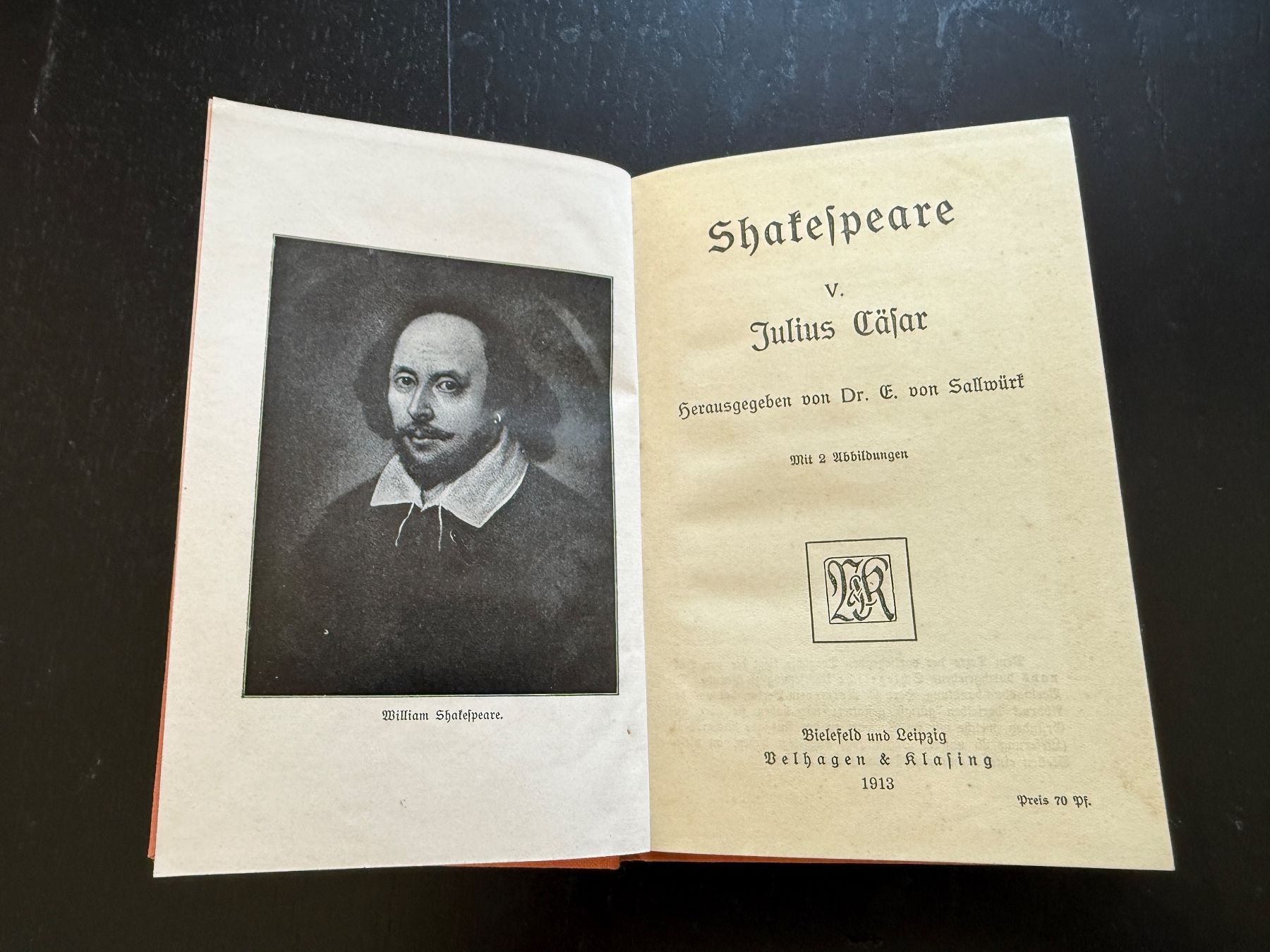 Bücher: Julius Cäsar von Shakespeare, Ausgabe 1913, Sammlung – Gebraucht aus Erstfeld von Uhu1980 1