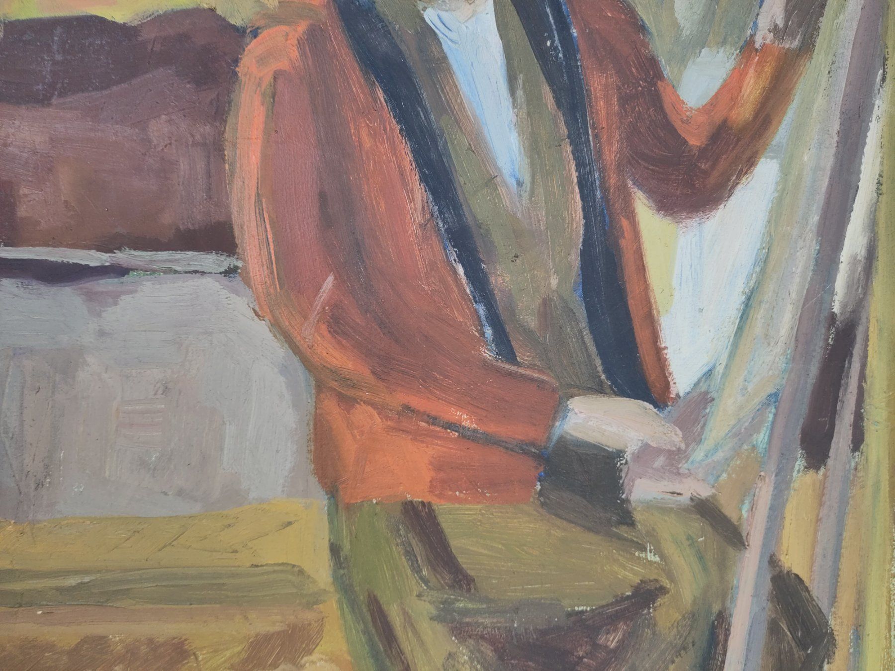 Dipinti: ANNI FREY Figur im Innenraum Ölbild – Usato da Zug venduto da RepTCG 4