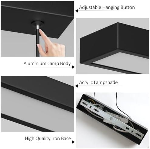 Lustres & lampes de plafonds: 100CM Einstellbare Hängelampe LED Hängeleuchte esstisch – Neuf avec emballage d'origine à Hundwil par tec_mm27 3