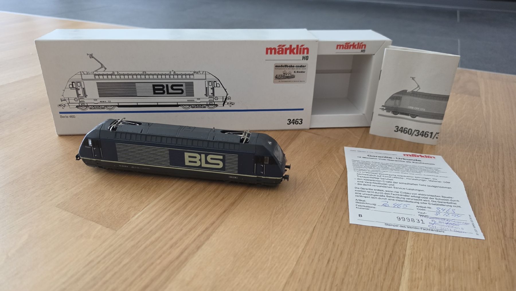 Märklin Trains électriques: Märklin Re 465 BLS "Simplon" AC Analog – D'occasion à Düdingen par 20t_qp5z 2