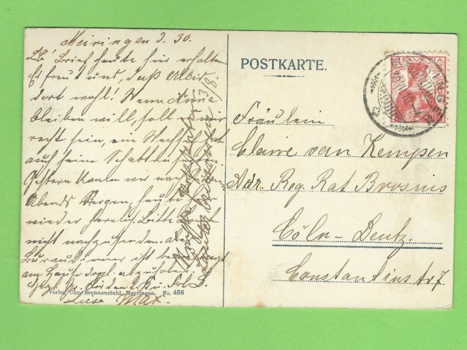 Cartoline postali: Meiringen – Usato da Zürich venduto da t24_de 1
