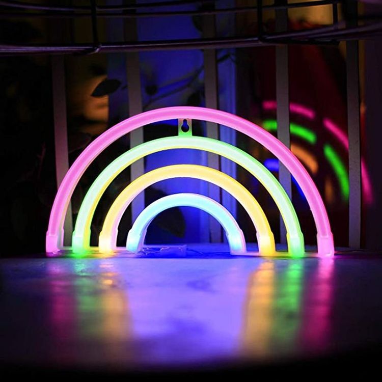 Regenbogen Neon LED Schild Leuchte