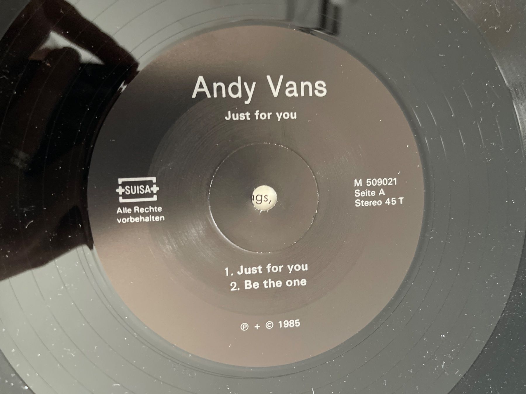 Dischi in vinile: A269/Andy Vans - Just For You – Usato da Frutigen venduto da Philippe_jsp 2