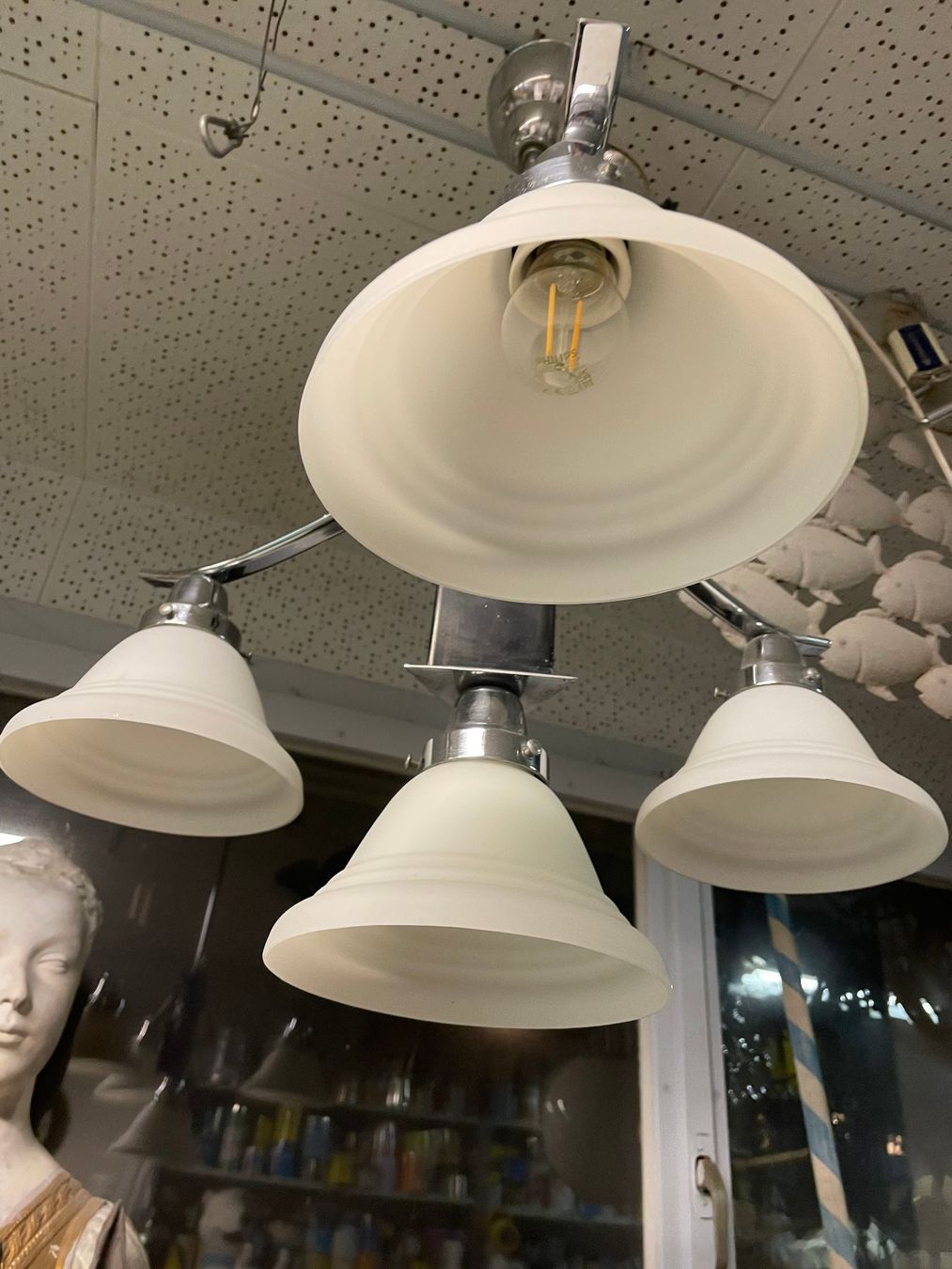 Lampadari & plafoniere: Jugenstil-Deckenlampe – Usato da Forch venduto da ESELSTEIN 1