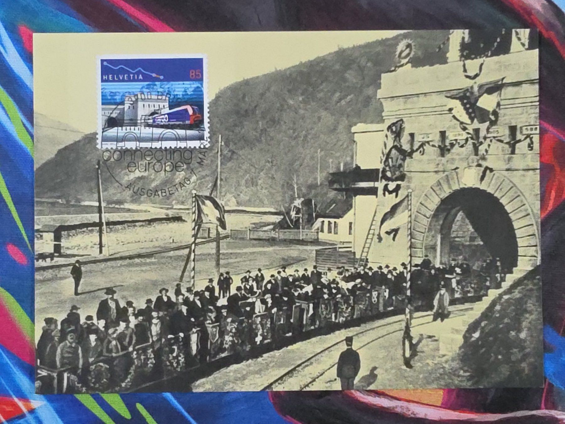Ansichtskarten: CL26 Carte Postale + Timbre Suisse 2006 – Gebraucht aus Cousset von Patrick_Collections