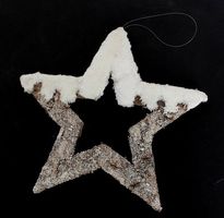 Stern mit "Schnee"