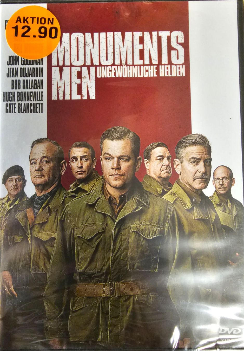 Tutti i DVDs: Monuments Men - Ungewöhnliche Helden – Nuovo e nell'imballaggio originale da Wahlen b. Laufen venduto da Cg10
