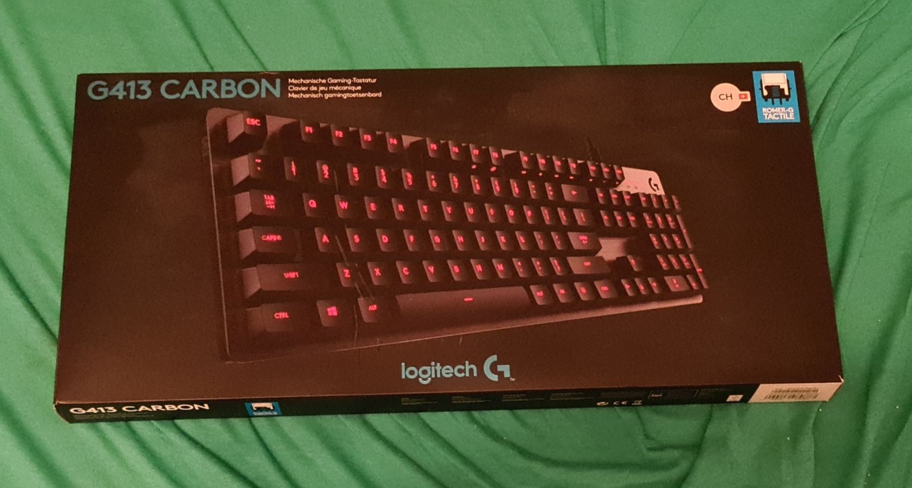 Logitech Tastiere: Neue Logitech G413 Carbon Gaming Tastatur  – Nuovo (secondo la descrizione) da Winterthur venduto da V.Schellenbaum