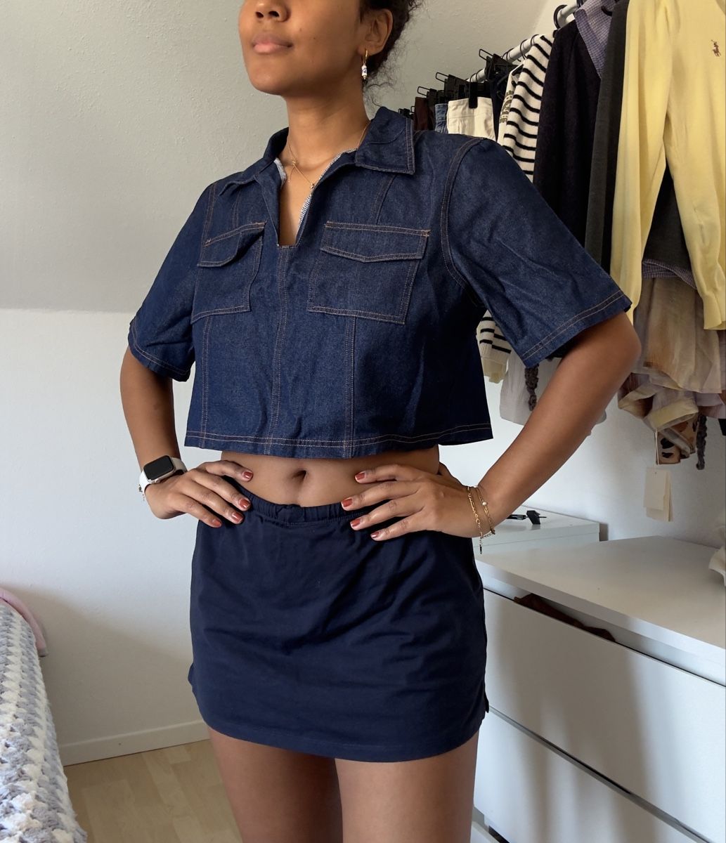 La Redoute Tops: Denim Crop Top – Neu (gemäss Beschreibung) aus Winterthur von Flomiverse 1