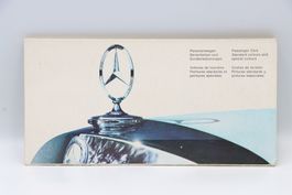 Mercedes Farbkarten Prospekt 1965
