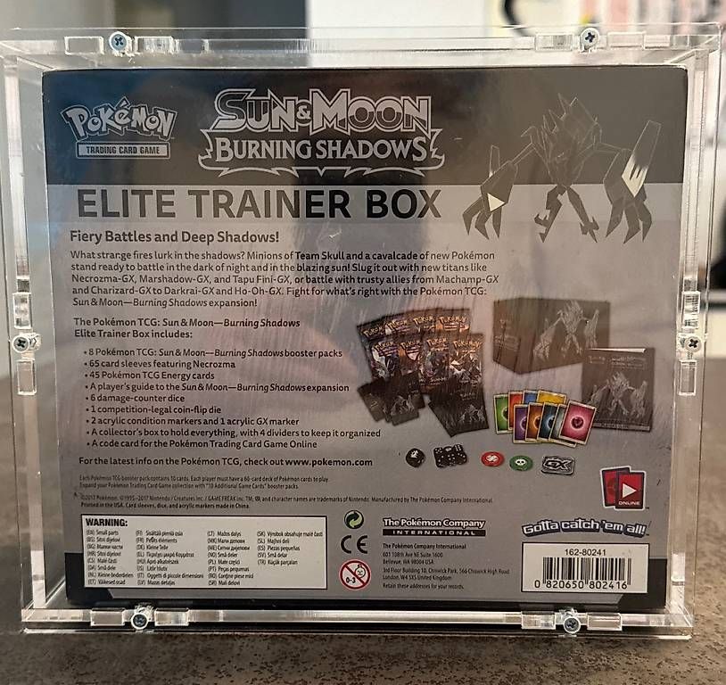 Pokémon Carte collezionabili: Burning Shadows Elite Trainer Box – Nuovo e nell'imballaggio originale da Penthaz venduto da Loupuce 2
