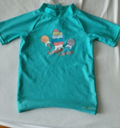 Bade-Shirt kurzarm Grösse 98/104 guter Zustand