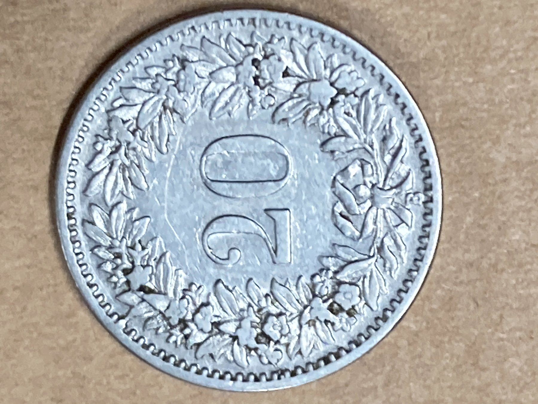 Tutti le monete: MONETA SVIZZERA 20 centesimi 1906 usata - circolata – Usato da Vezia venduto da Aquarius_Age 1
