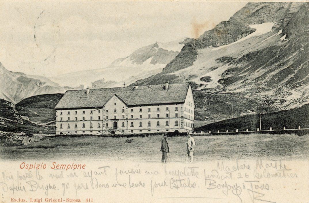 Cartoline postali: Simplon - Hospiz,  -Kulm & -Strasse  VS -  5  diverse Karten – Usato da Brig venduto da Valcards54