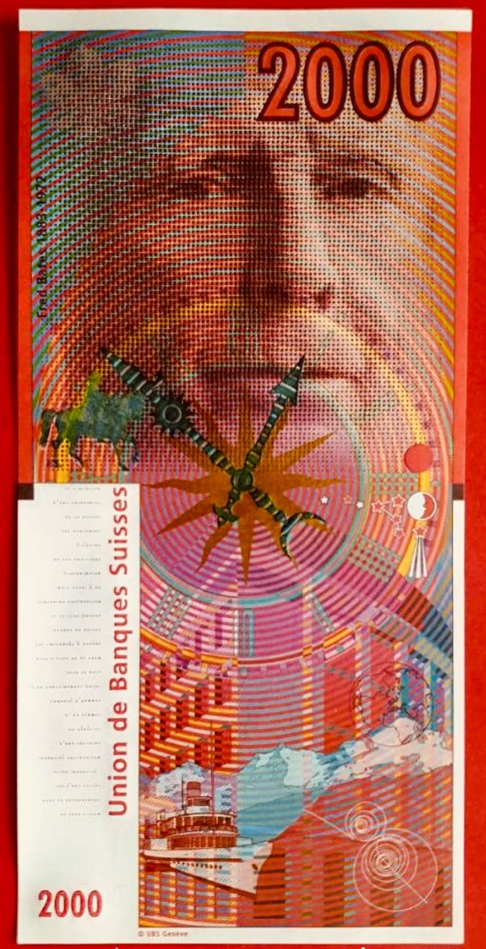 Banknoten: **2000 Franken 1999 CH UBS Genf Probe/Testnote in UNZ** – Neu (gemäss Beschreibung) aus Langrickenbach von MeUs74 2