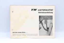 VW Automatic Betriebsanleitung 1967
