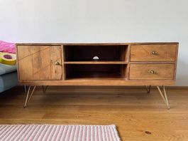 Sideboard / Lowboard / TV-Möbel Mangoholz massiv