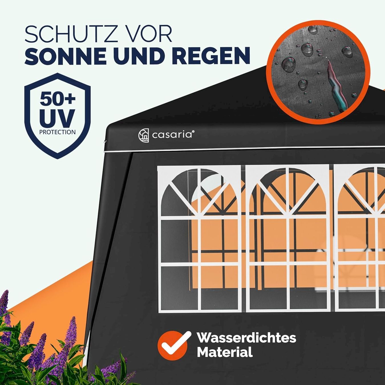 Zelte & Pavillons: Faltpavillon Capri 3x3m + 4 Seitenwänden – Neu und originalverpackt aus Bottighofen von zaap 3
