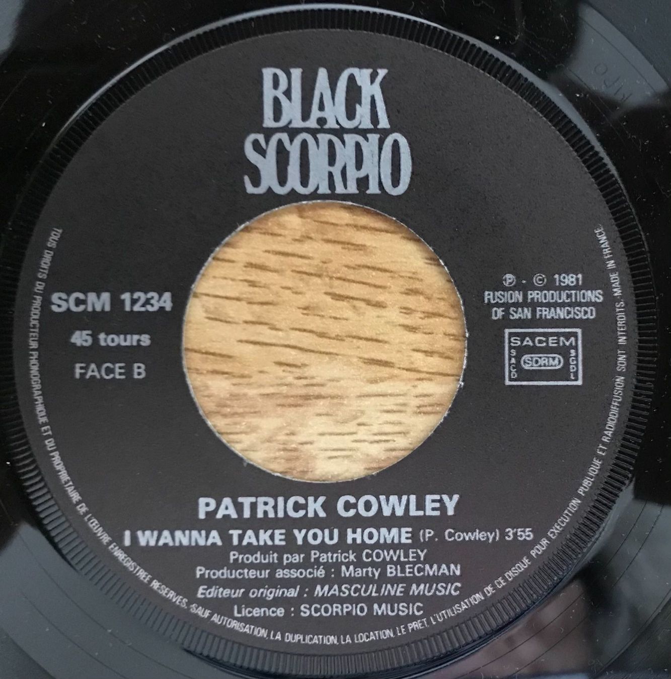 Schallplatten: PATRICK COWLEY - MENERGY – Gebraucht aus Bussigny von vinyl-pas-cher 3