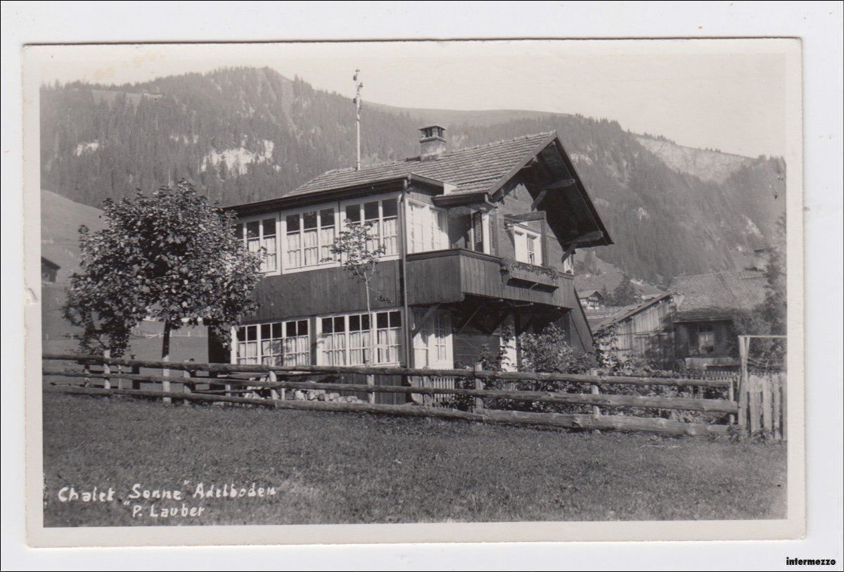 Cartoline postali: Adelboden // Chalet Sonne // 1942 – Usato da Basel venduto da intermezzo12