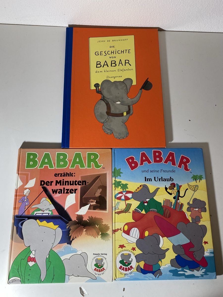 Bücher: 3 Babar Elefanten Bücher – Gebraucht aus Winterthur von ben_9vxx