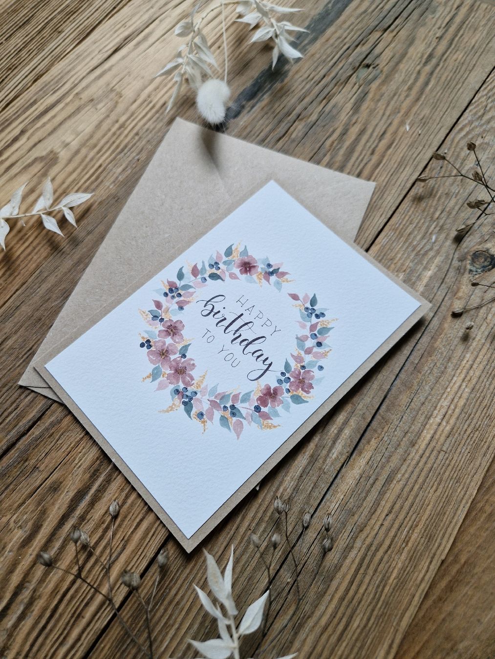 Cartoline: Handgemachte Grusskarte - Happy Birthday – Nuovo e nell'imballaggio originale da Grosshöchstetten venduto da sim_t9dc 1