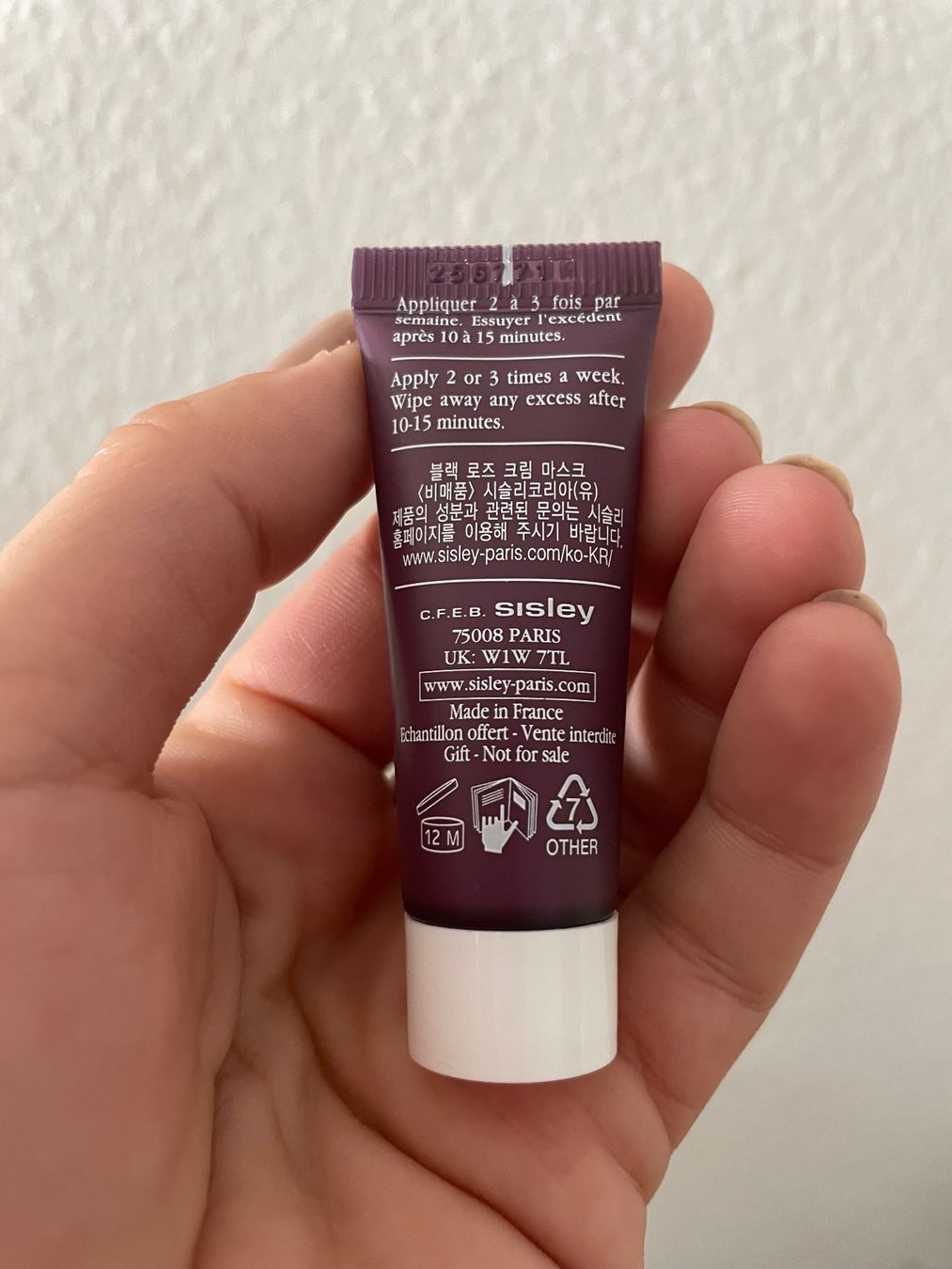 Sisley Soins du visage: Sisley Cream Mask 10ml., neu – Neuf avec emballage d'origine à Zürich par deruja 1