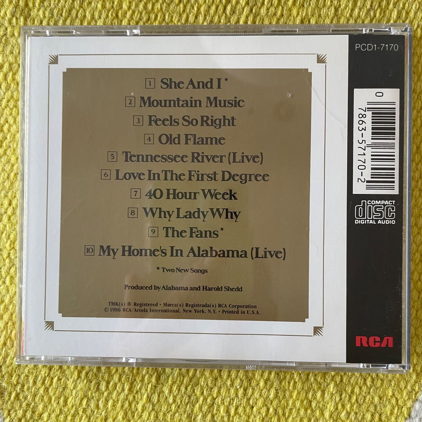 CD: ALABAMA-GREATEST HITS – Usato da Rorschacherberg venduto da CD-Roli 1