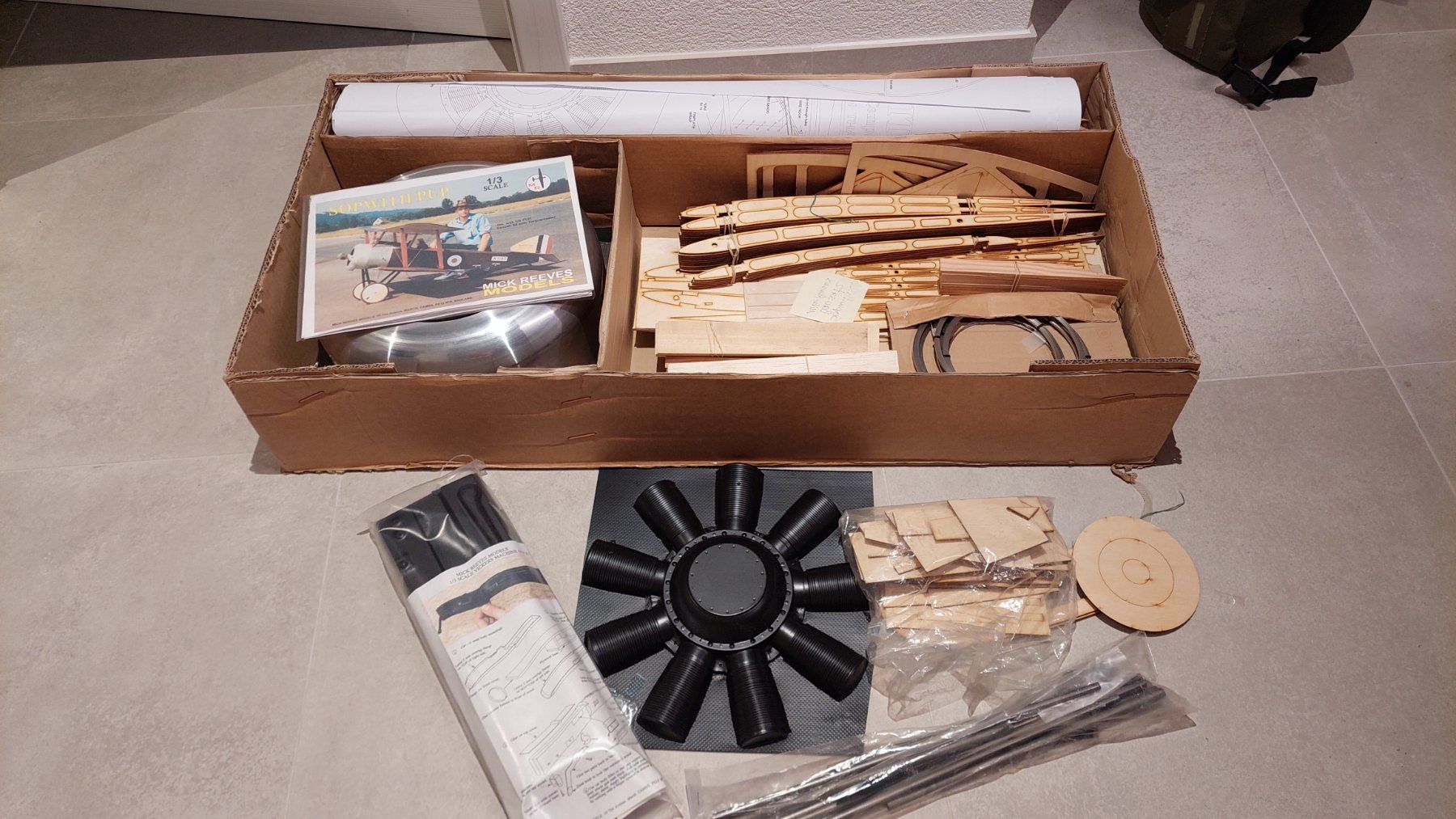 Modellismo RC: Sopwith Pup Mick Reeves 1/3 – Nuovo e nell'imballaggio originale da Saignelégier venduto da DidierG