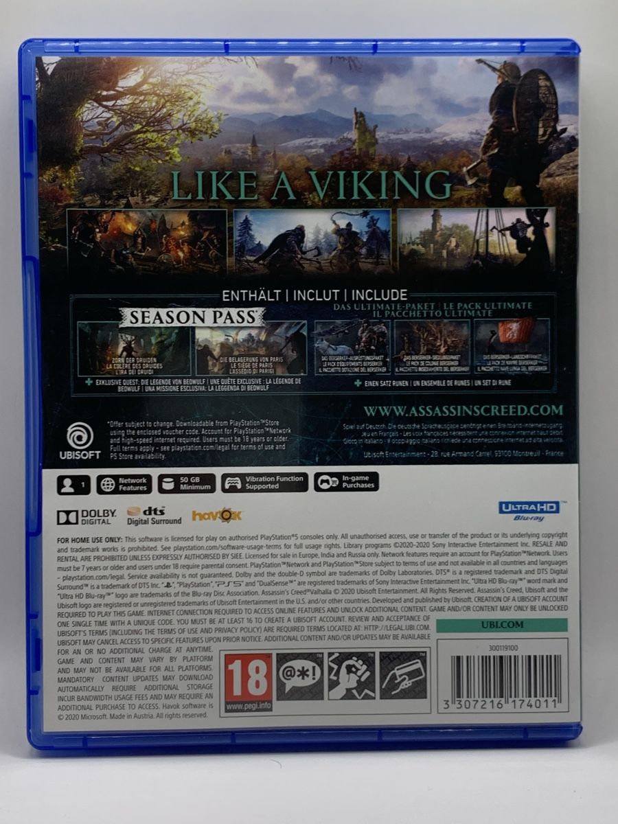 Sony Giochi: Assassin's Creed Valhalla Ultimate Edition - PS5 – Usato da Ostermundigen venduto da RG-Collector 1
