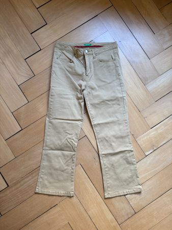 BENETTON - 7/8 Hose beige 36
