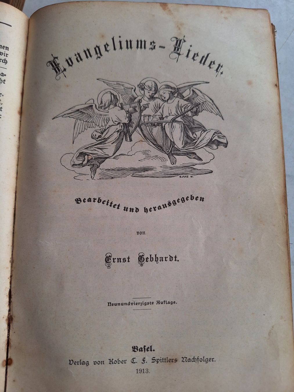 Libri: 2 STK ANTIKE KIRCHENGESANGBÜCHER 1913 – Usato da Huttwil venduto da Kunterbuntli 3