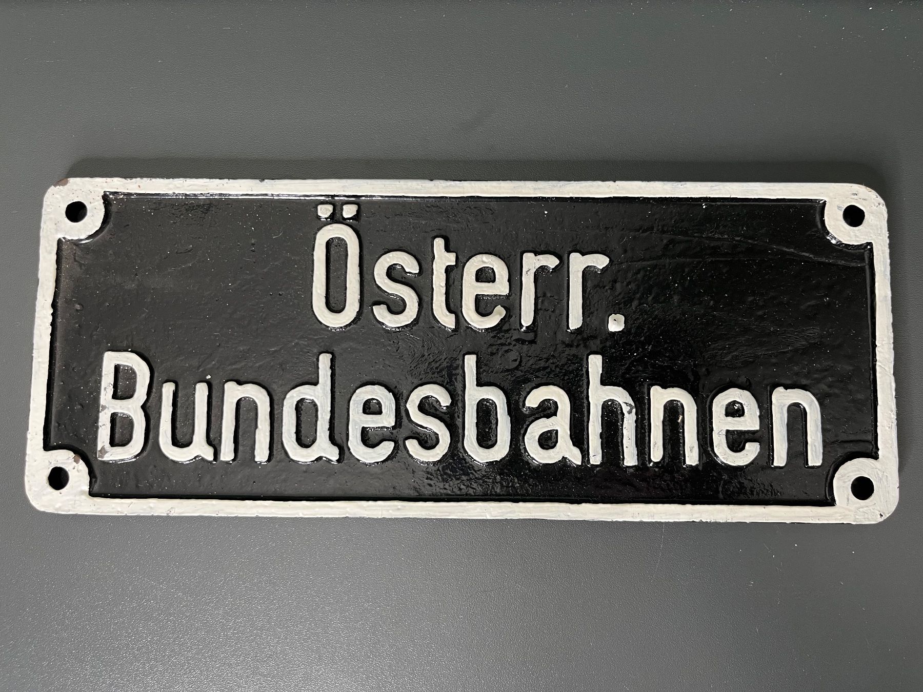 Insegne: Bahn- & Tram-Schilder Sammlung – Usato da Otelfingen venduto da Yossi-68 3