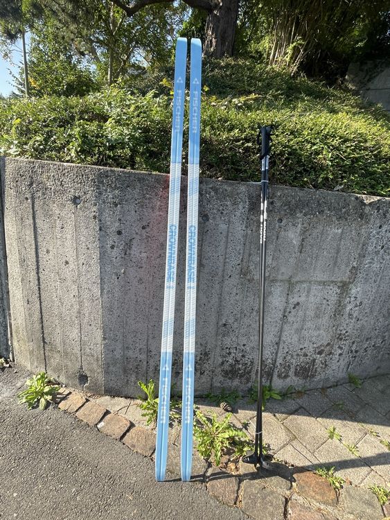 Fischer Sci: Ski Fischer Crown Langlaufski + Stöcke, Occasion – Usato da Rüschlikon venduto da leo_mwz2 8