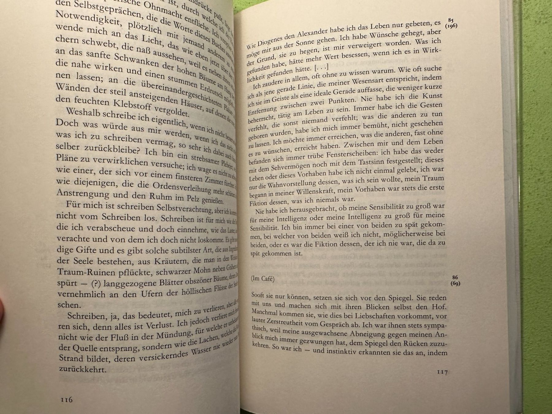 Bücher: Fernando Pessoa: Das Buch der Unruhe. – Gebraucht aus Zürich von allp 6