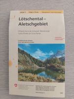 Wanderkarte Lötschental-Aletschgebiet - neuwertig