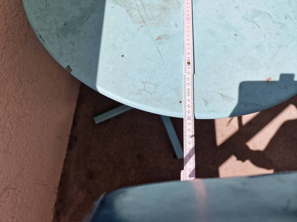 Tavoli: Tisch mint  Klapptisch Metall rund – Usato da Freienbach venduto da Haribo1980 1