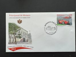 Monaco Brief 2013 Sonderstempel  Luxus  (B965)