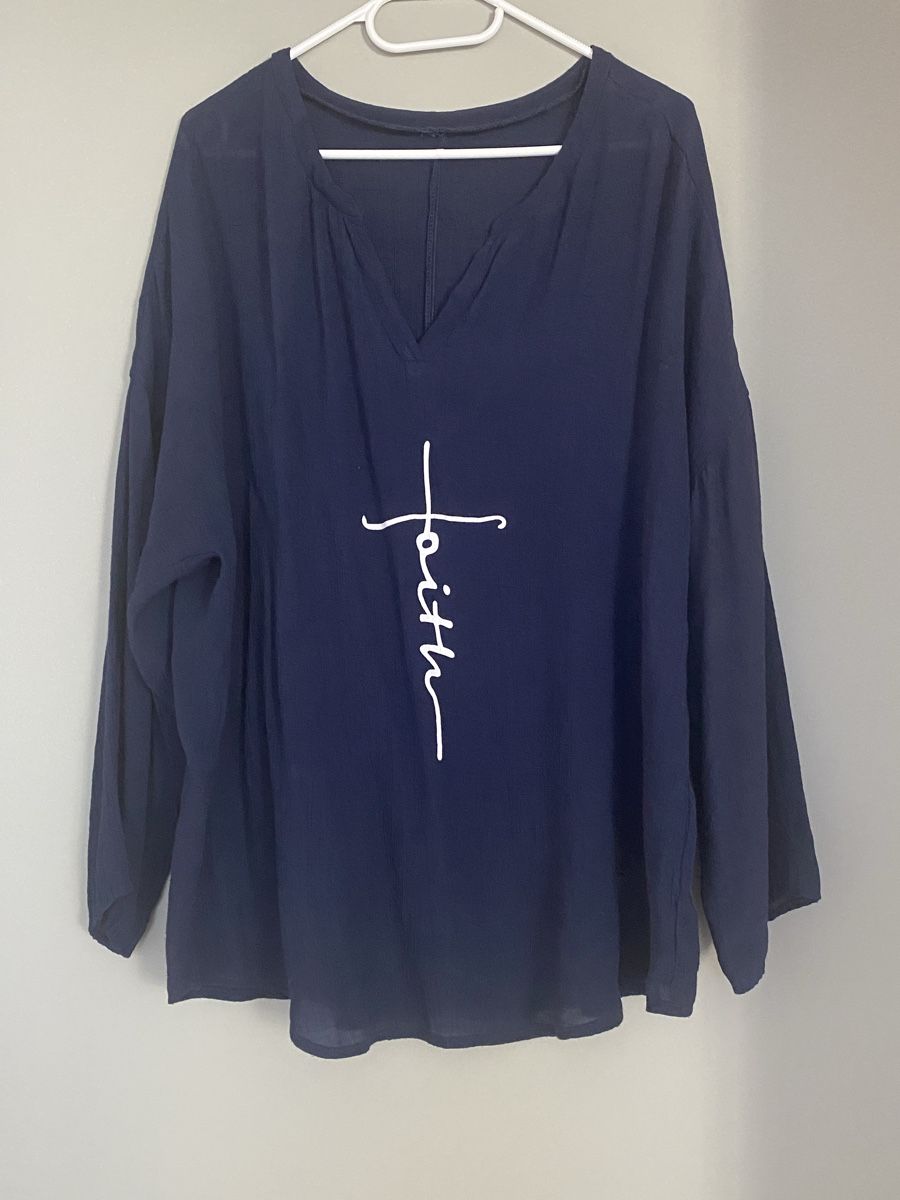 Blusen: Bluse blau Gr 42 – Gebraucht aus Brugg AG von Honeybee6 1