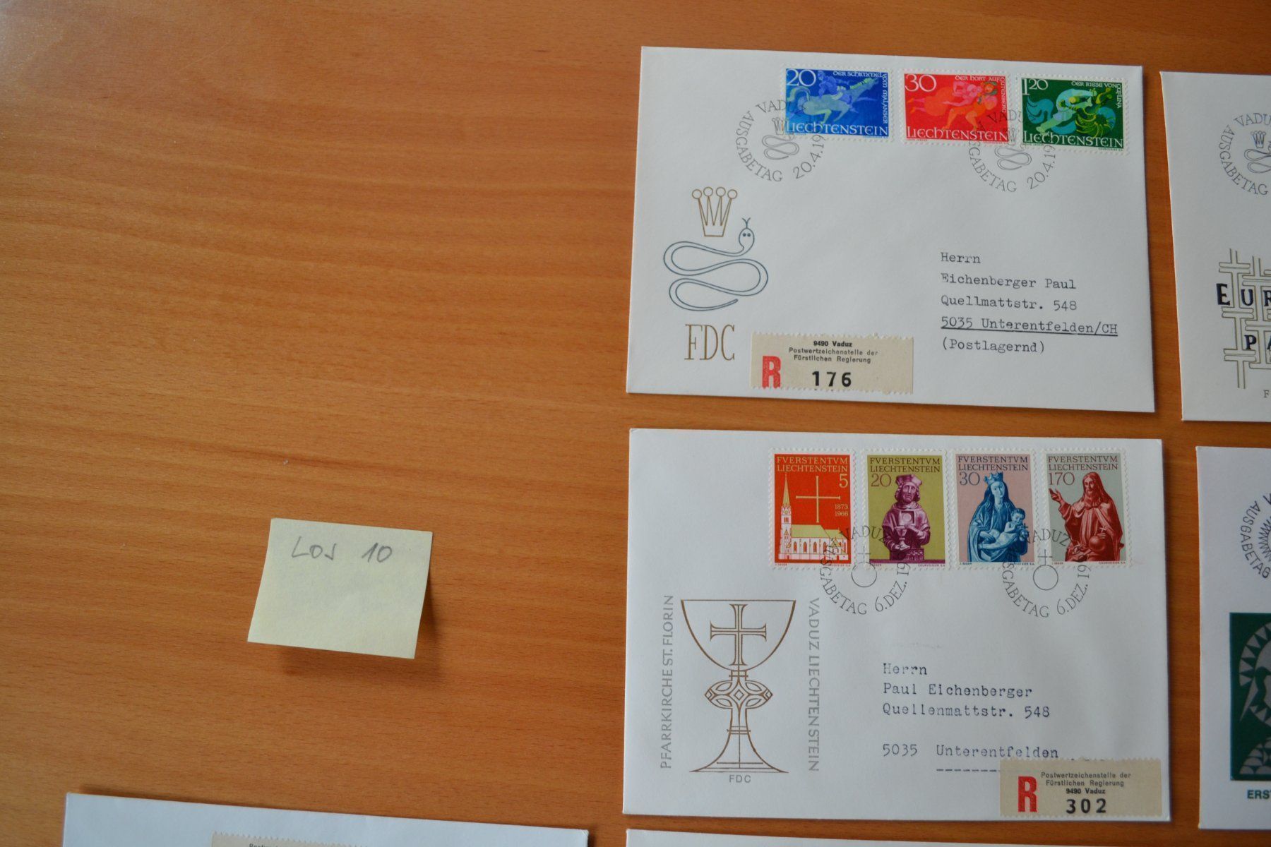 Alle Briefmarken: Brief FDC – Gebraucht aus Beinwil am See von kajak55 2