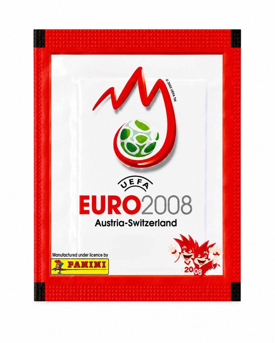 Panini Sammelbilder & Trading cards: 1x Panini EM 2008 Tüte – Neu und originalverpackt aus St. Gallen von t.romano