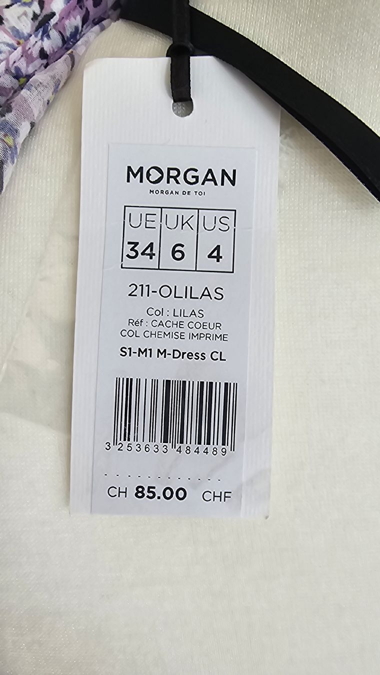 Morgan Blusen: Leichte Morgan Sommerbluse mit Blumenmuster, Grösse 34,neu – Neu und originalverpackt aus Niedergösgen von topol14 4